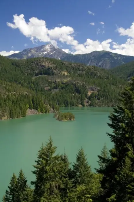 Framed Print : Diablo Lake in the North Cascade Range, Washington Framed Print : Diablo Lake in the North Cascade Range, Washington