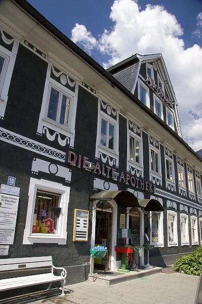 Die Alte Apotheke, a German drug store in the alpine village of Garmisch, Germany
