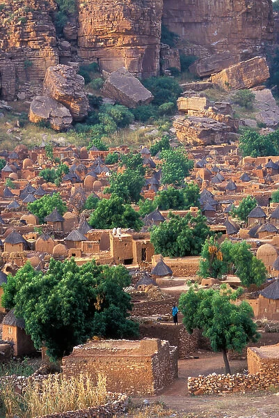 The Dogon village of Songo, in Mali, Africa