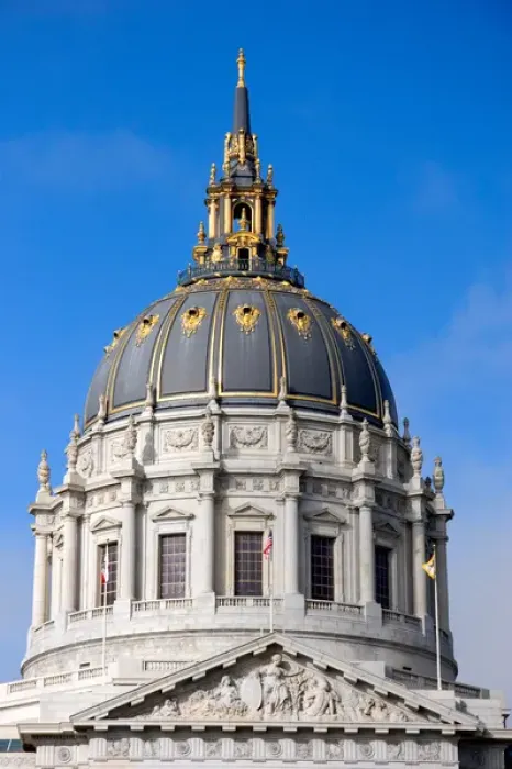 Framed Print : The dome of the city hall in San Francisco, California Framed Print : The dome of the city hall in San Francisco, California