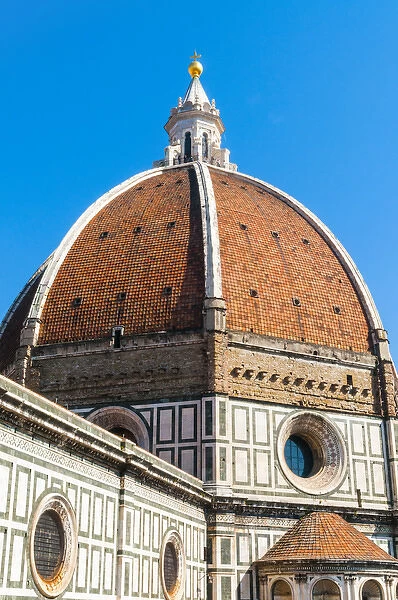 The dome of the Duomo Santa Maria del Fiore, Florence (Firenze), UNESCO World Heritage Site
