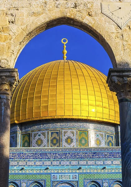 Dome of the Rock Islamic Mosque Temple Mount Jerusalem Israel