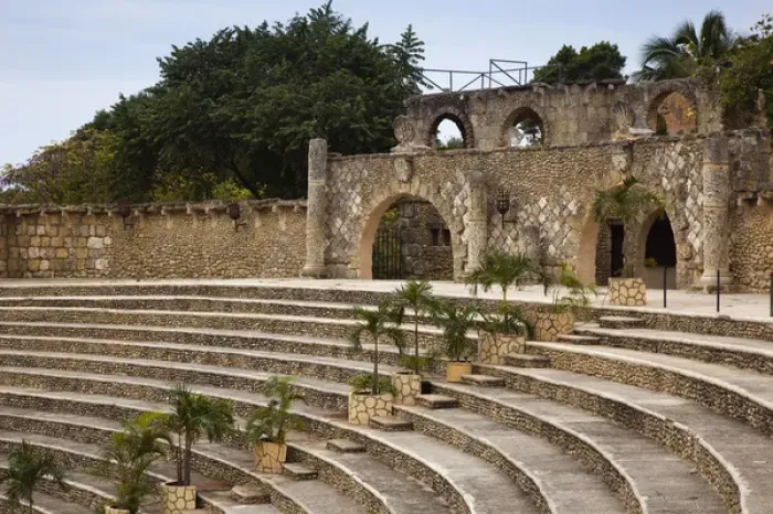 Framed Print : Dominican Republic, La Romana, Altos de Chavon, amphitheater, where the inaugural Framed Print : Dominican Republic, La Romana, Altos de Chavon, amphitheater, where the inaugural