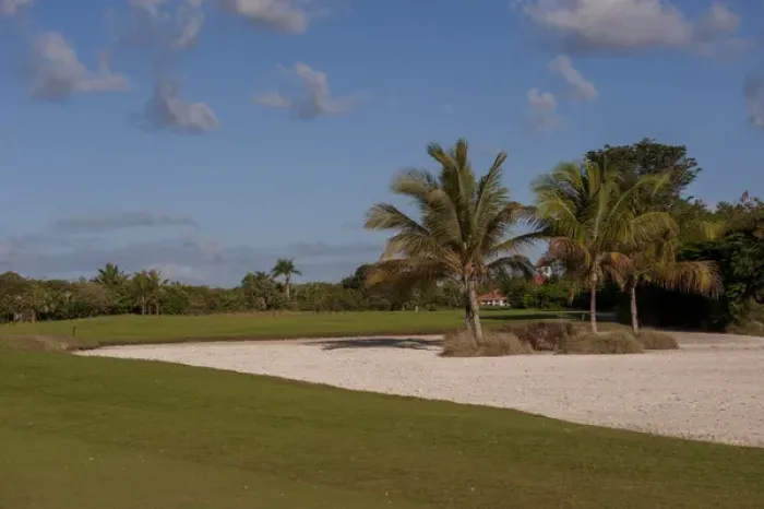 Framed Print : Dominican Republic, Punta Cana, Higuey, Bavaro, Punta Blanca golf course