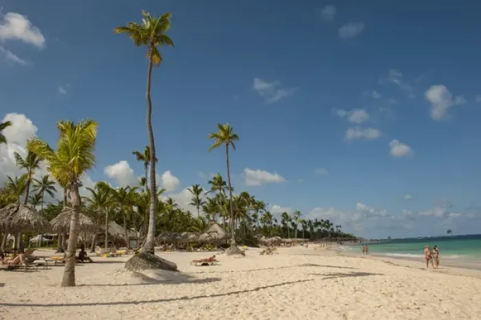 Framed Print : Dominican Republic, Punta Cana, Higuey, Bavaro, Iberostar Grand, Bavaro Beach