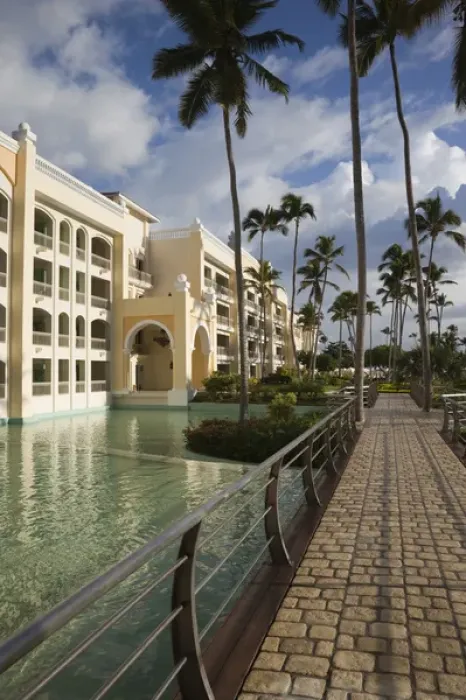 Framed Print : Dominican Republic, Punta Cana Region, Bavaro, Iberostar Grand Hotel, exterior view Framed Print : Dominican Republic, Punta Cana Region, Bavaro, Iberostar Grand Hotel, exterior view