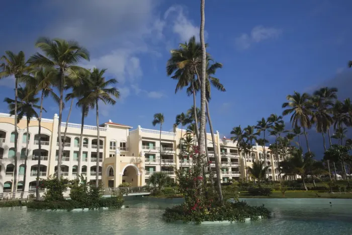 Framed Print : Dominican Republic, Punta Cana Region, Bavaro, Iberostar Grand Hotel, exterior view Framed Print : Dominican Republic, Punta Cana Region, Bavaro, Iberostar Grand Hotel, exterior view