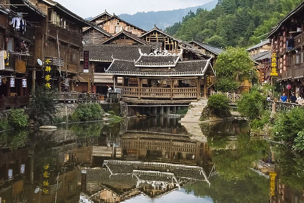 Dong village, Zhaoxing, Guizhou Province, China