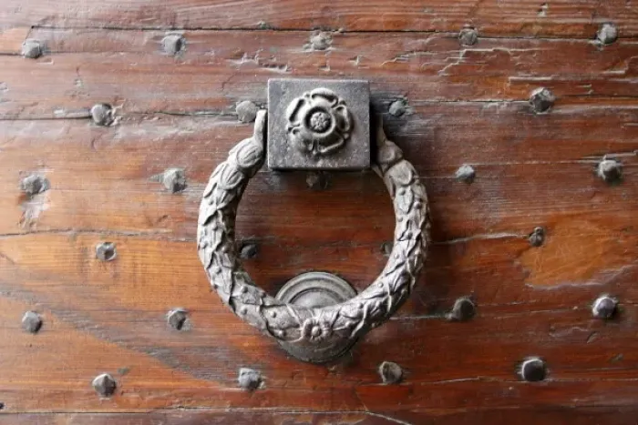 Framed Print : door handle Framed Print : door handle