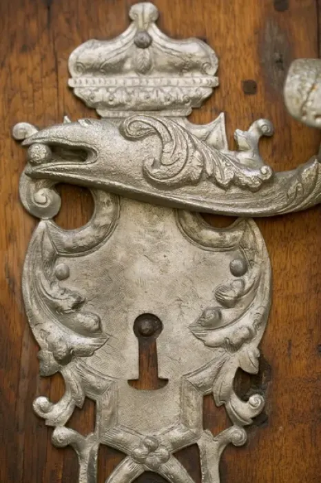 Framed Print : door handle, Czech Republic, prague Framed Print : door handle, Czech Republic, prague