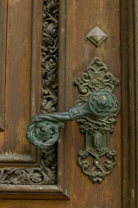 Framed Print : door handle, Hluboka Castle, Czech Republic, Ceske Budejovice Framed Print : door handle, Hluboka Castle, Czech Republic, Ceske Budejovice