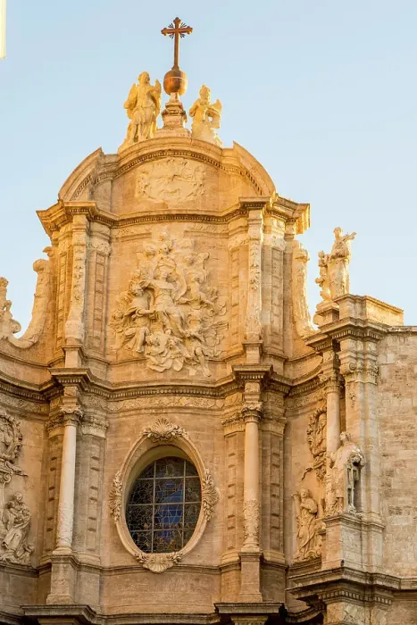 Framed Print : Door of the irons for the Valencia Cathedral, Plaza de la Reina, Valencia, Spain