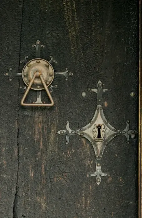 Framed Print : Door lock Hopperstad Stave Church, Sogne Fjord VIC norway Framed Print : Door lock Hopperstad Stave Church, Sogne Fjord VIC norway