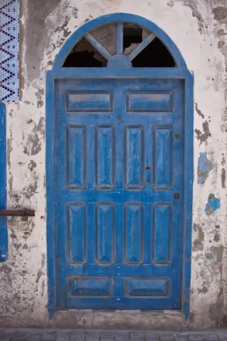 Framed Print : Doorway, Essaouira, Morocco Framed Print : Doorway, Essaouira, Morocco
