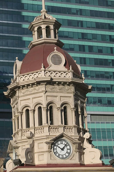 02. Canada, Alberta, Calgary: Downtown Architecture, Detail of James Short Park Cupola 