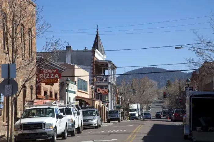 Framed Print : Downtown, Flagstaff, Arizona Framed Print : Downtown, Flagstaff, Arizona