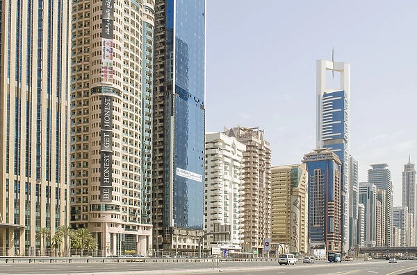 Downtown skyline of Dubai, United Arab Emirates (UAE)