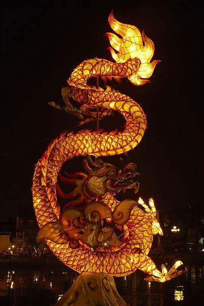 Dragon lantern, Hoi An (UNESCO World Heritage Site), Vietnam
