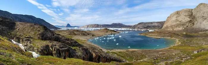 Framed Print : Drygalski Peninsula, with icebergs in the Uummannaq Fjord System, northwest Greenland, Kingdom of Denmark Framed Print : Drygalski Peninsula, with icebergs in the Uummannaq Fjord System, northwest Greenland, Kingdom of Denmark