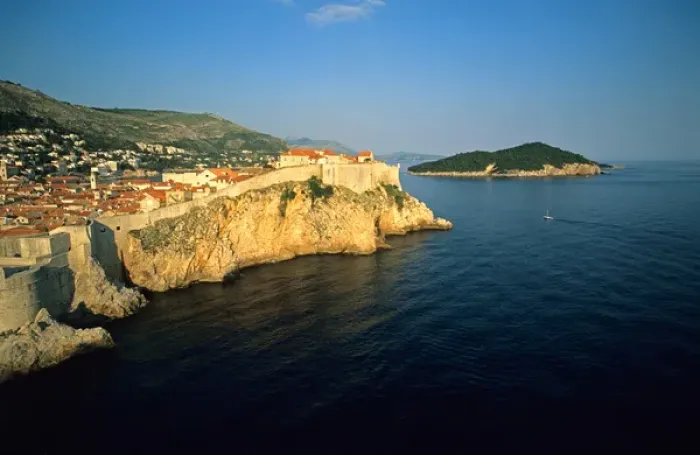 Framed Print : Dubrovniks old city; Croatia; Dalmatian Coast; Adriatic Sea Framed Print : Dubrovniks old city; Croatia; Dalmatian Coast; Adriatic Sea