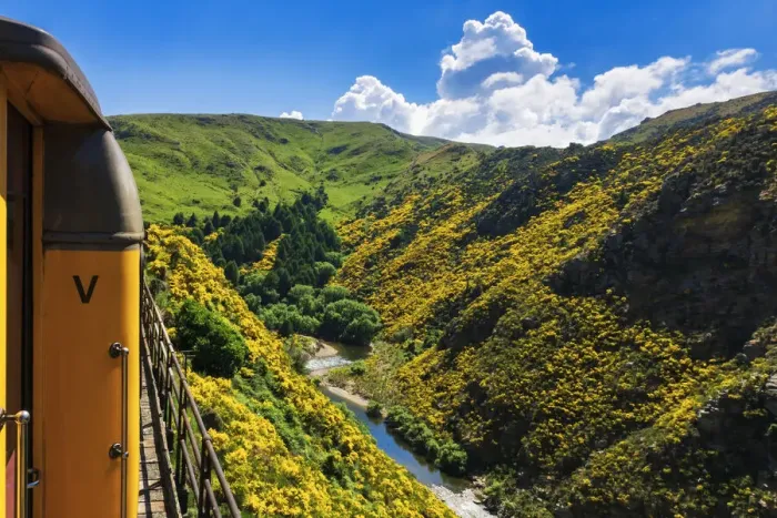 Framed Print : Dunedin Railways tour of the Taieri Gorge, Otago, South Island, New Zealand Framed Print : Dunedin Railways tour of the Taieri Gorge, Otago, South Island, New Zealand