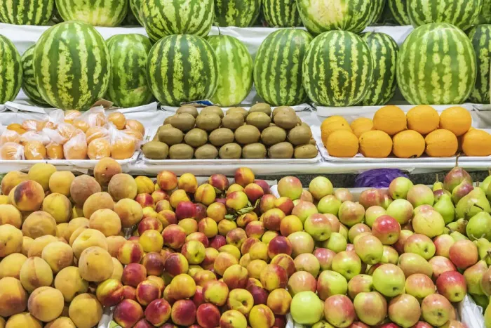 Framed Print : Dushanbe, Tajikistan. Fresh fruit for sale at the Mehrgon Market in Dushanbe Framed Print : Dushanbe, Tajikistan. Fresh fruit for sale at the Mehrgon Market in Dushanbe