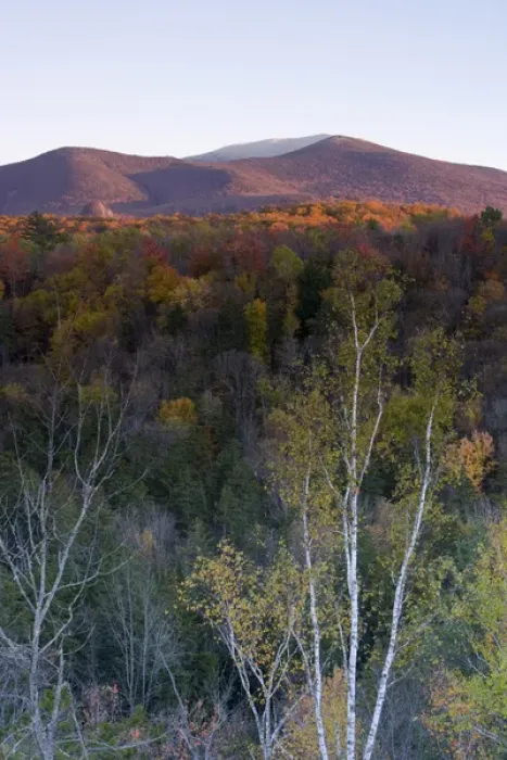 Framed Print : Dusk in New Hampshires White Mountains. Bethlehem, New Hampshire