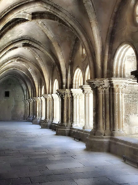 The early 12 century cloister in the old Cathedral (Se Velha)