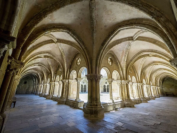 The early 12 century cloister in the old Cathedral (Se Velha)