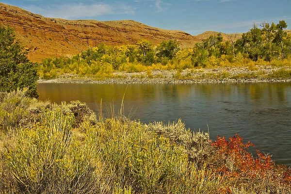 early autumn, Wind River, Wind River Reservation, Wyoming, USA
