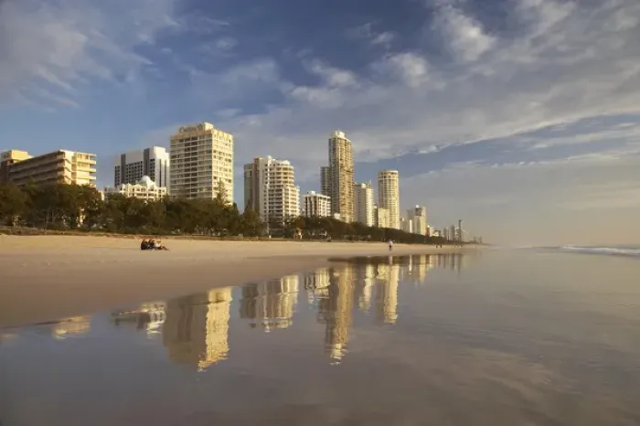 Framed Print : Early morning light, Surfers Paradise, Gold Coast, Queensland, Australia Framed Print : Early morning light, Surfers Paradise, Gold Coast, Queensland, Australia