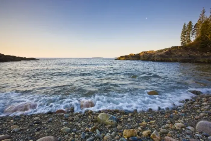 Framed Print : Early morning on Little Hunters Beach in Maines Acadia National Park Framed Print : Early morning on Little Hunters Beach in Maines Acadia National Park
