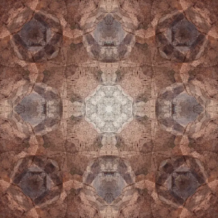Framed Print : Earth tone kaleidoscope abstract Framed Print : Earth tone kaleidoscope abstract