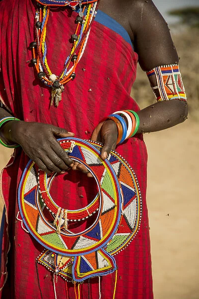 East Africa, Kenya, outside Amboseli National Park, Msai village where Leann lives