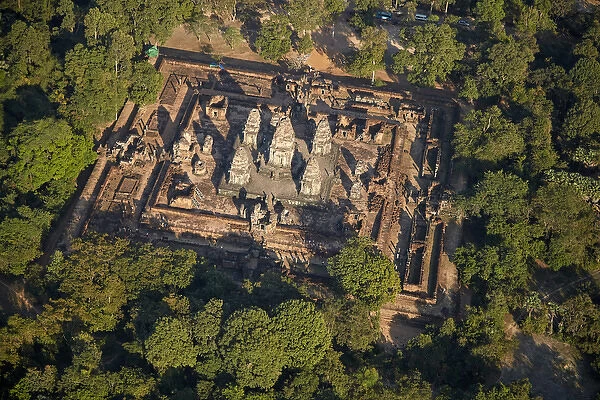 East Mebon temple ruins (dating from 953), Angkor World Heritage Site, Siem Reap