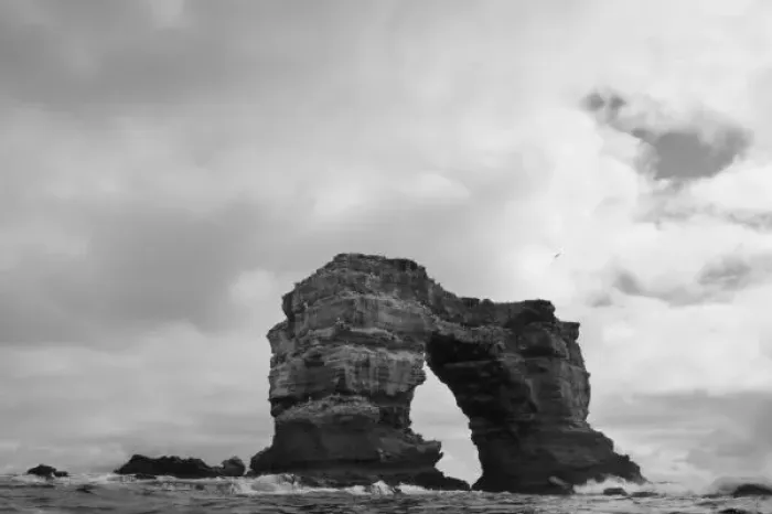 Framed Print : Ecuador, Galapagos Islands, Darwin Island, Waves crash against Darwin Arch Framed Print : Ecuador, Galapagos Islands, Darwin Island, Waves crash against Darwin Arch