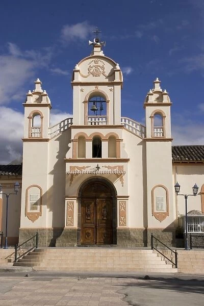Ecuador, Imbabura Province, Otavalo. Catholic church
