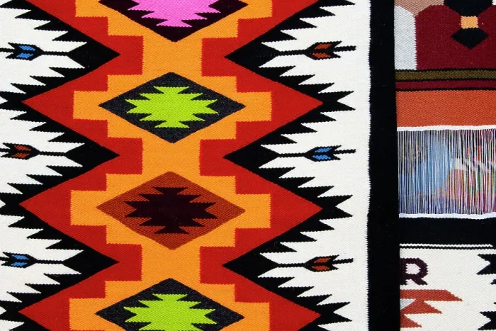 Framed Print : Ecuador, Quito. Otavalo Market. Traditional Ecuadorian wool blanket Framed Print : Ecuador, Quito. Otavalo Market. Traditional Ecuadorian wool blanket