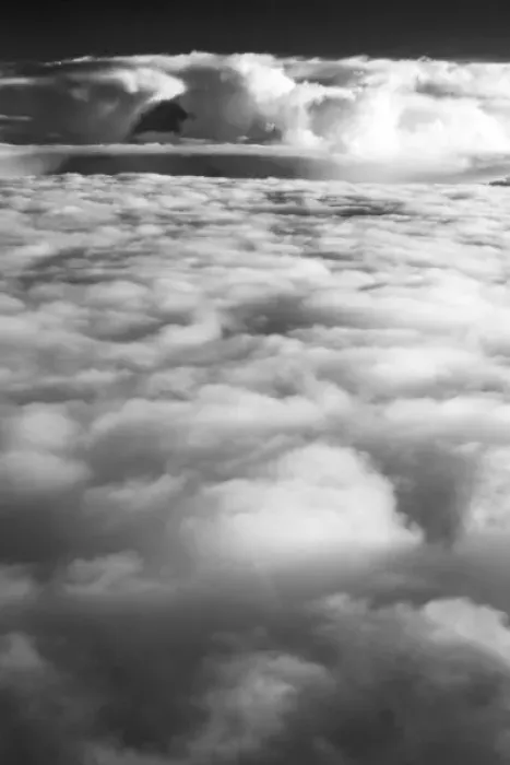 Framed Print : Eerie cloudscape at sunrise