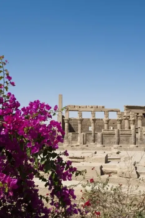 Framed Print : Egypt, Aswan. Philae Temple Aswan