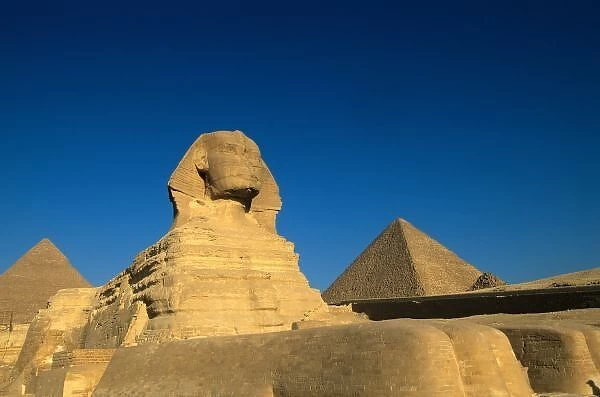Egypt, Giza, The Sphinx, Old Kingdom, Unesco World Heritage Site