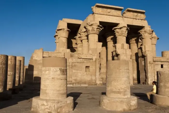 Framed Print : Egypt, Kom Ombo. Temple of Kom Ombo