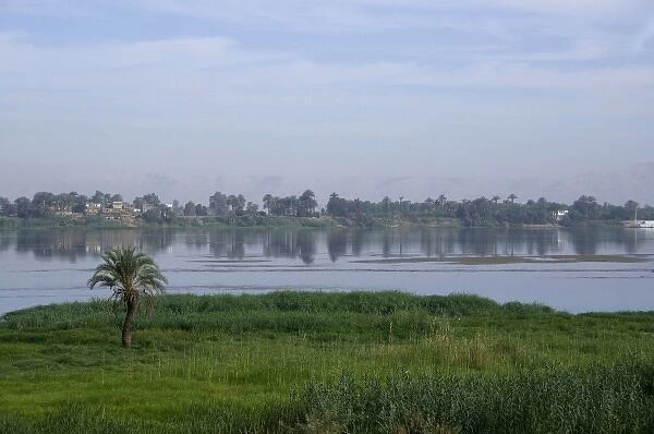 Egypt, Luxor. Typical views of the Nile from Luxor