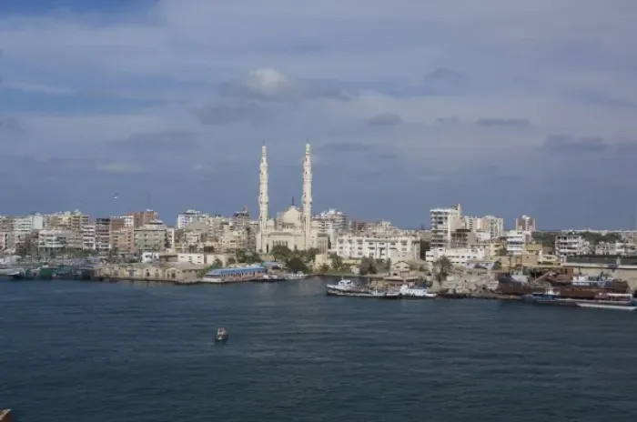 Framed Print : Egypt, Mediterranean Sea, Port Said Framed Print : Egypt, Mediterranean Sea, Port Said