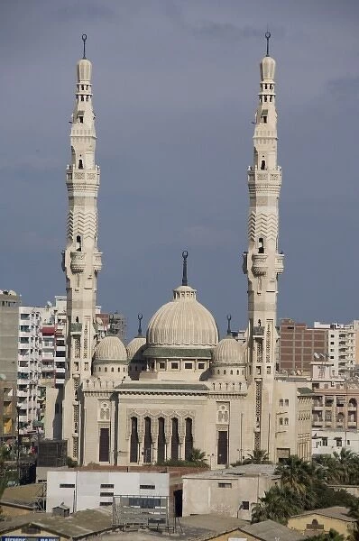 Egypt, Mediterranean Sea, Port Said. Mosque