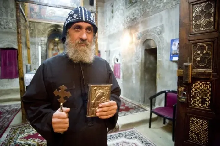 Framed Print : Egypt, Wadi Natroun. The sanctuary of St. Marys Church inside Coptic Christian Framed Print : Egypt, Wadi Natroun. The sanctuary of St. Marys Church inside Coptic Christian
