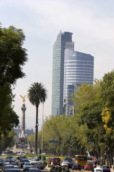 Framed Print : El Angel de la Independencia and the Torre Mayor building along the Paseo de la Reforma Framed Print : El Angel de la Independencia and the Torre Mayor building along the Paseo de la Reforma