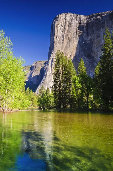 El Capitan above the Merced River, Yosemite National Park, California, USA