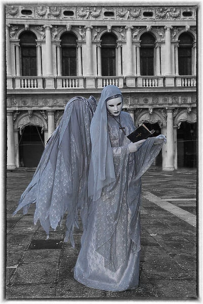 Elaborate costume for Carnival Venice Italy