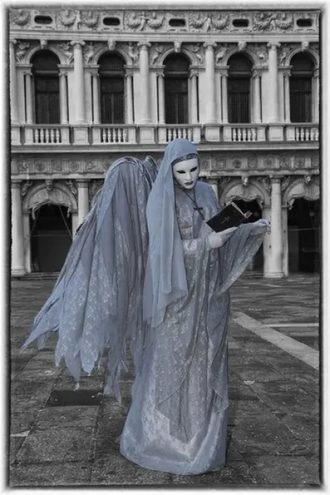 Framed Print : Elaborate costume for Carnival Venice Italy Framed Print : Elaborate costume for Carnival Venice Italy